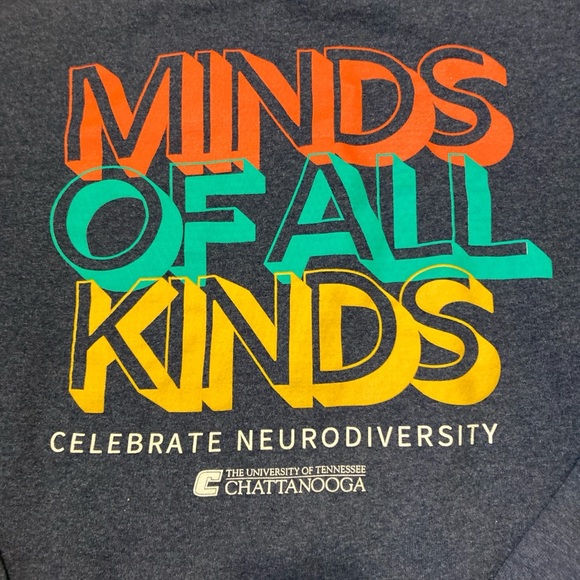 UTC Women’s Blue Sweatshirt with back print “MINDS OF ALL KIND” - Picture 5 of 5